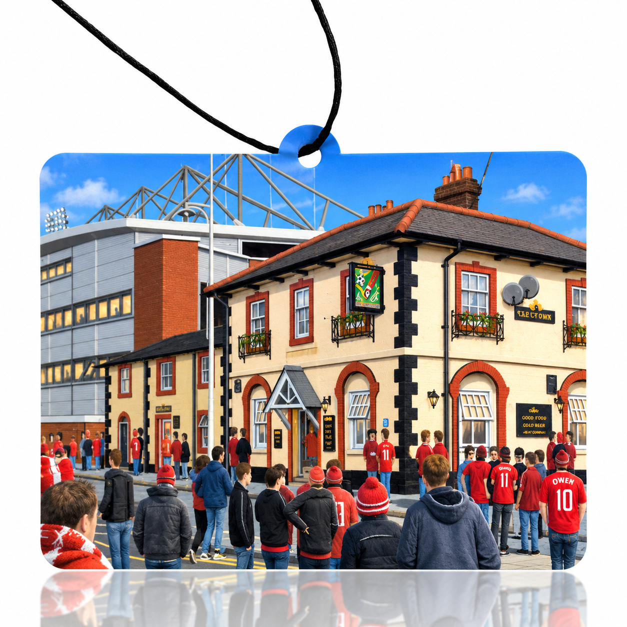 Transform Your Drive with The Turf Wrexham Car Air Freshener