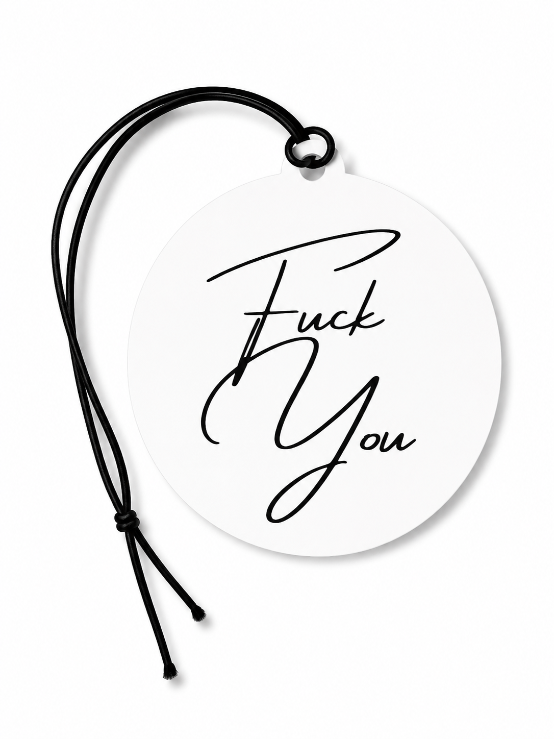 Fuck You Car Air Freshener – Transform Your Ride with Attitude and Aroma