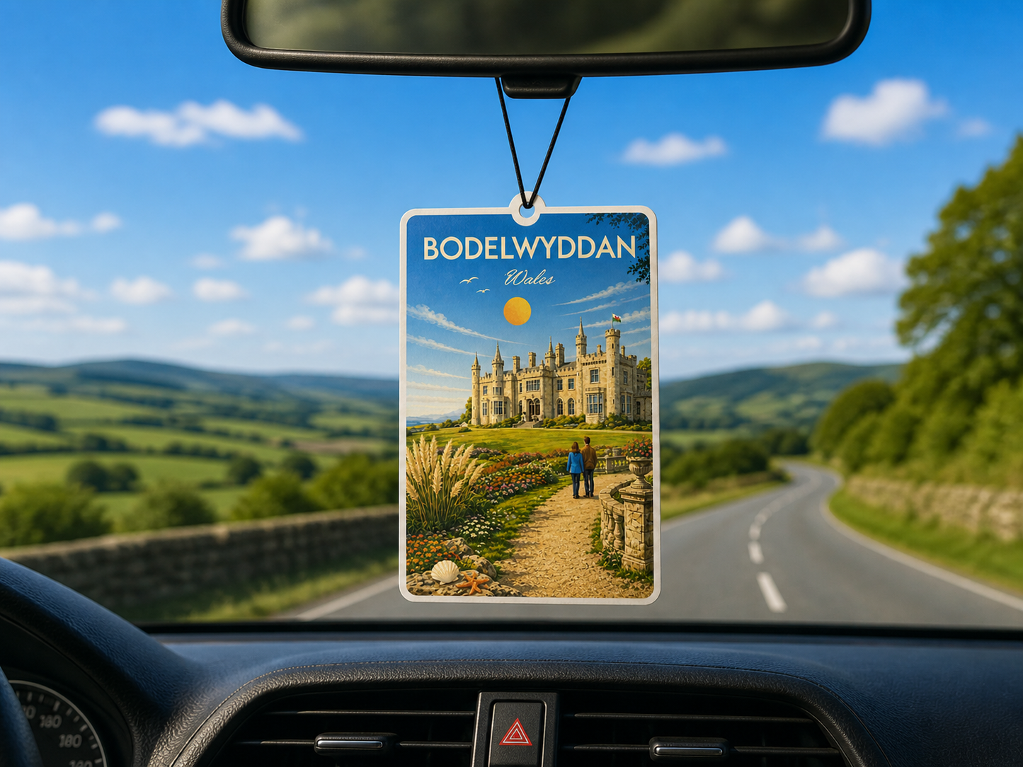 Bodelwyddan illustration car air freshener