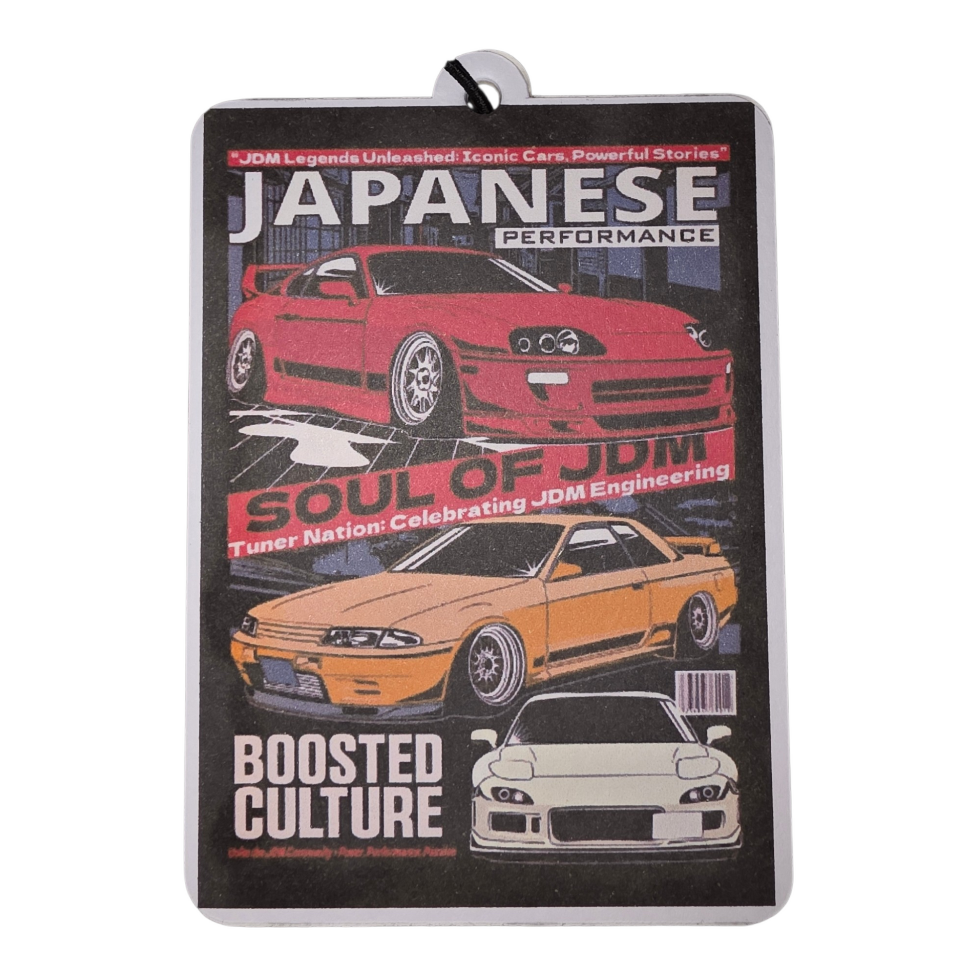 Japanese Performance JDM Car Air Freshener - Tuner Culture Street Racing Inspired Hanging Accessory - Perfect Novelty Gift for Car Enthusiasts - MyFreshScent