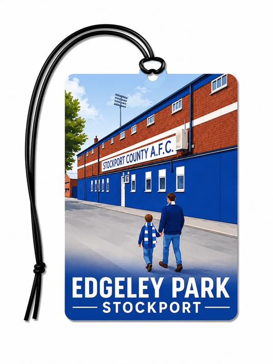 Edgeley Park Stockport County Air Freshener | Football Fan Gift