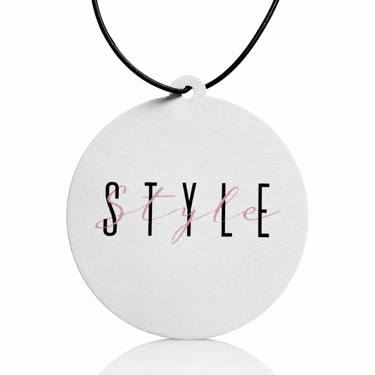 Minimalist 'Style' Car Air Freshener – Enhance Your Journey with Subtle Luxury