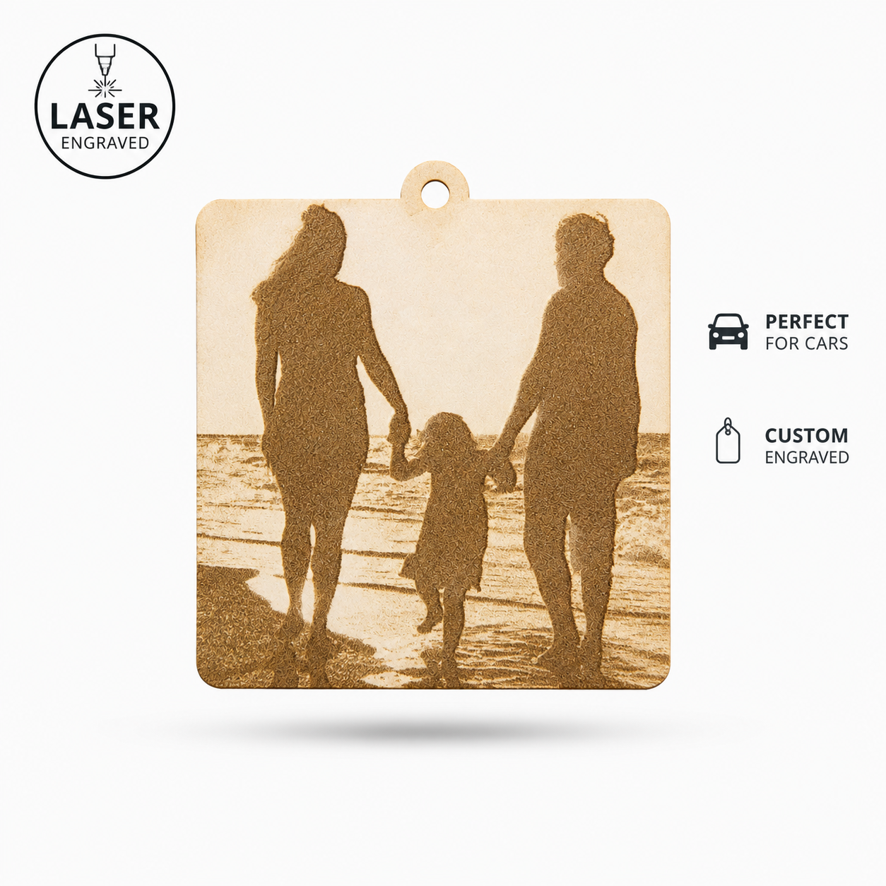 Custom Laser Engraved Car Air Freshener – Personalise Your Driving Experience