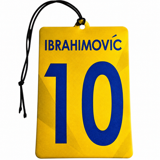 Zlatan Ibrahimović 10 Inspired Car Air Freshener – Sweden Football Gift