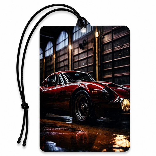 Classic Ferrari 250 GTO Car Air Freshener – Vintage Sports Car Hanging Car Air Freshener | Classic Car Gift