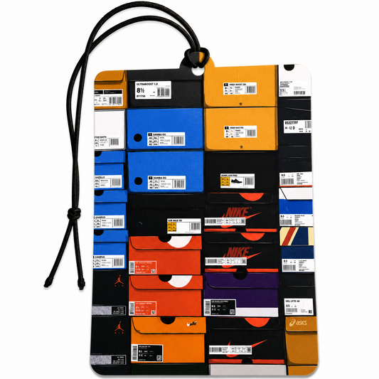 Sneaker Box Collection Car Air Freshener – Trainer Collector Inspired Hanging Car Accessory & Sneakerhead Gift