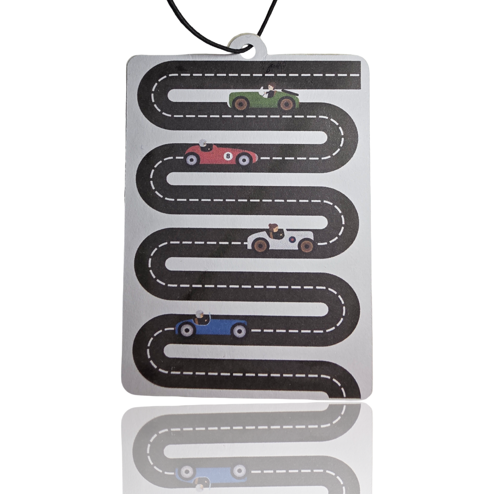Vintage Racing Car Air Freshener - Child's Racing Track Car Air Freshener - MyFreshScent