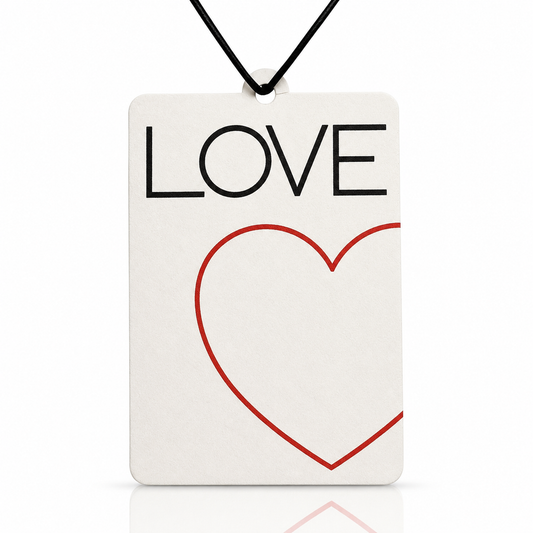Elevate Your Drive with the Minimalist Love Heart Car Air Freshener