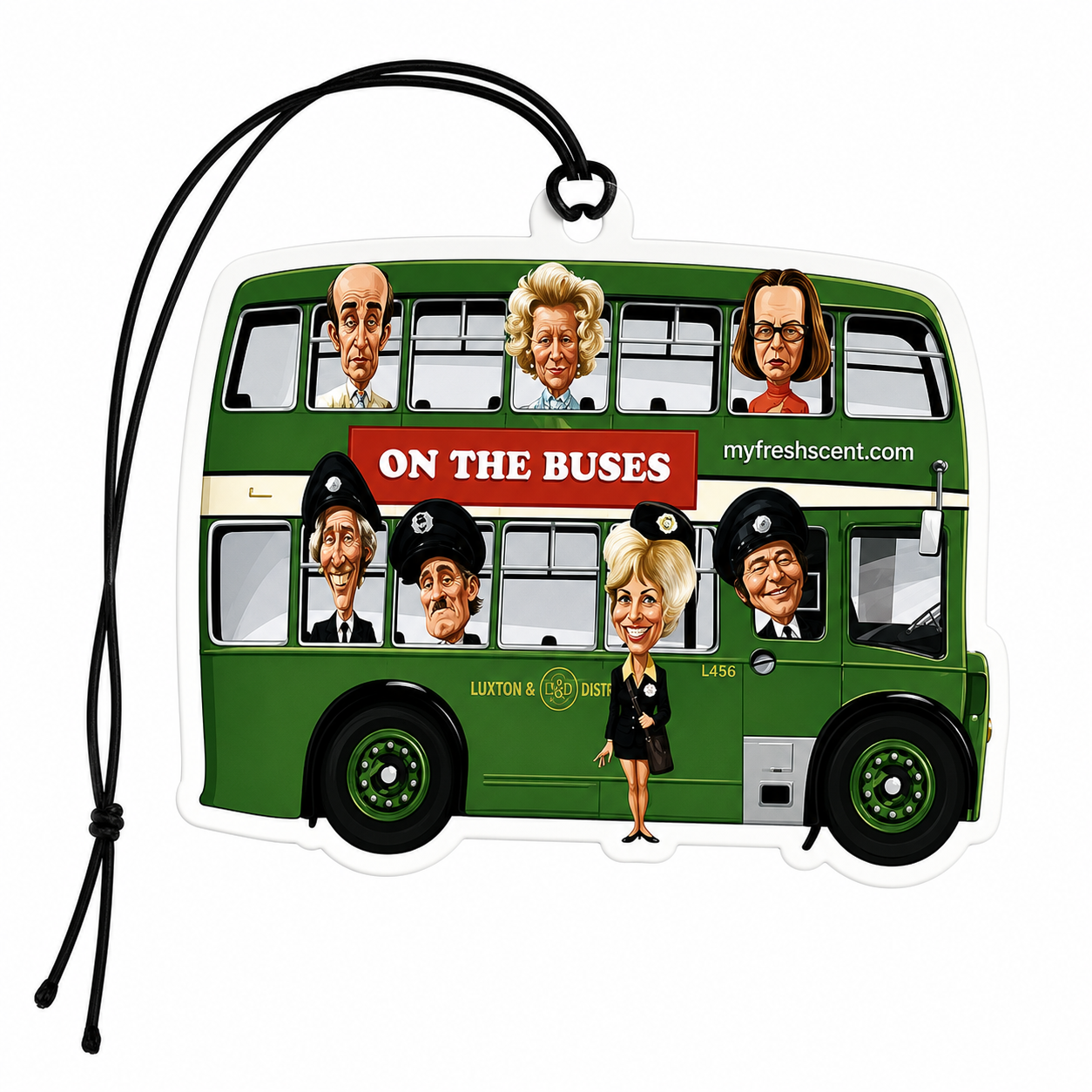 On The Buses Car Air Freshener - Infuse Your Ride with Freshness
