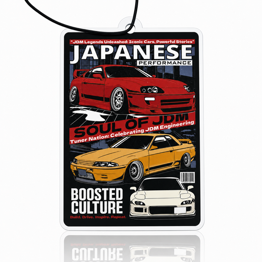 Japanese Performance JDM Car Air Freshener - Tuner Culture Street Racing Inspired Hanging Accessory - Perfect Novelty Gift for Car Enthusiasts - MyFreshScent