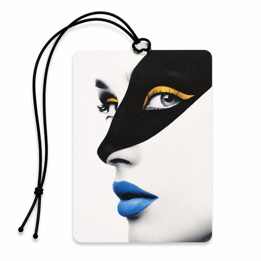 Abstract Fashion Face Car Air Freshener | Modern Art Hanging Car Freshener