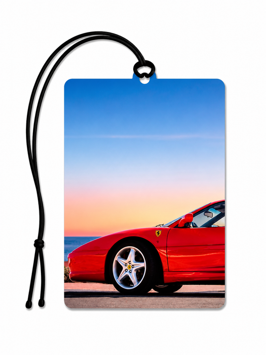 Red Ferrari 355 Sports Car Air Freshener | Supercar Car Air Freshener | Luxury Car Gift | Sports Car Decor