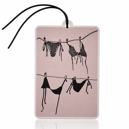 Minimalist Lingerie Car Air Freshener - Unique Novelty Accessory for Your Vehicle - MyFreshScent