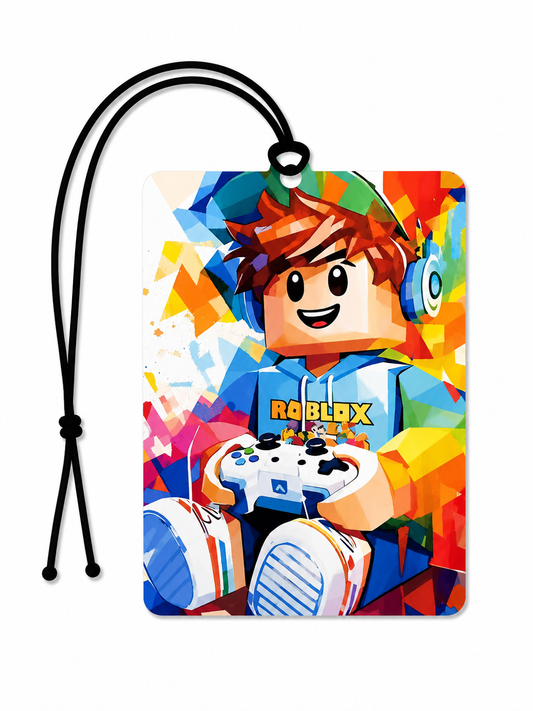 Roblox Gamer Car Air Freshener – Gaming Gift for Roblox Fans