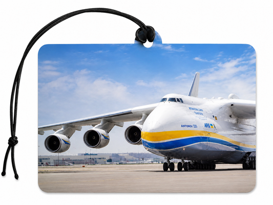 Antonov An-225 Mriya Aircraft Car Air Freshener – Aviation Plane Hanging Car Scent – Pilot, Plane Spotter & Aviation Enthusiast Gift