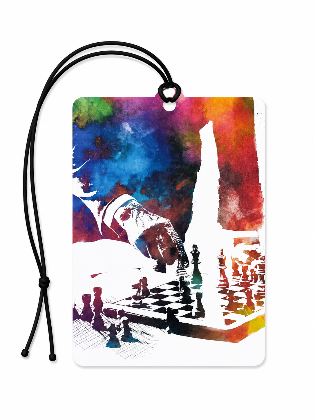 Chess Strategy Car Air Freshener | Chess Player Gift | Hanging Car Air Freshener