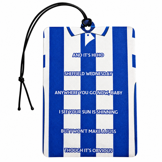 Sheffield Wednesday Car Air Freshener | Owls Blue & White Football Fan Gift | Supporter Car Accessory