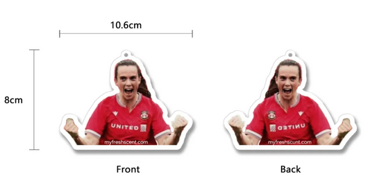 Rosie Hughes Wrexham AFC Car Air Freshener