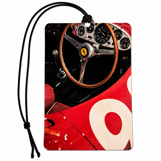 Classic Ferrari Interior Air Freshener | Vintage Ferrari Steering Wheel Car Air Freshener | Sports Car Gift | Automotive Hanging Air Freshener