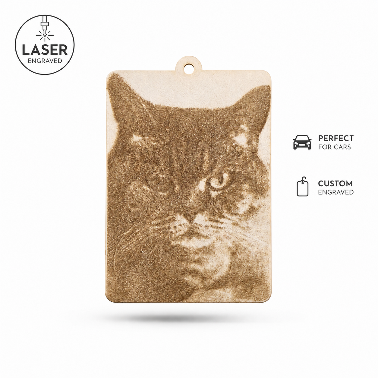 Custom Laser Engraved Car Air Freshener – Personalise Your Driving Experience
