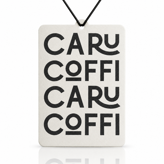 Caru Coffi Welsh Car Air Freshener – Infuse Your Drive with Delightful Aroma