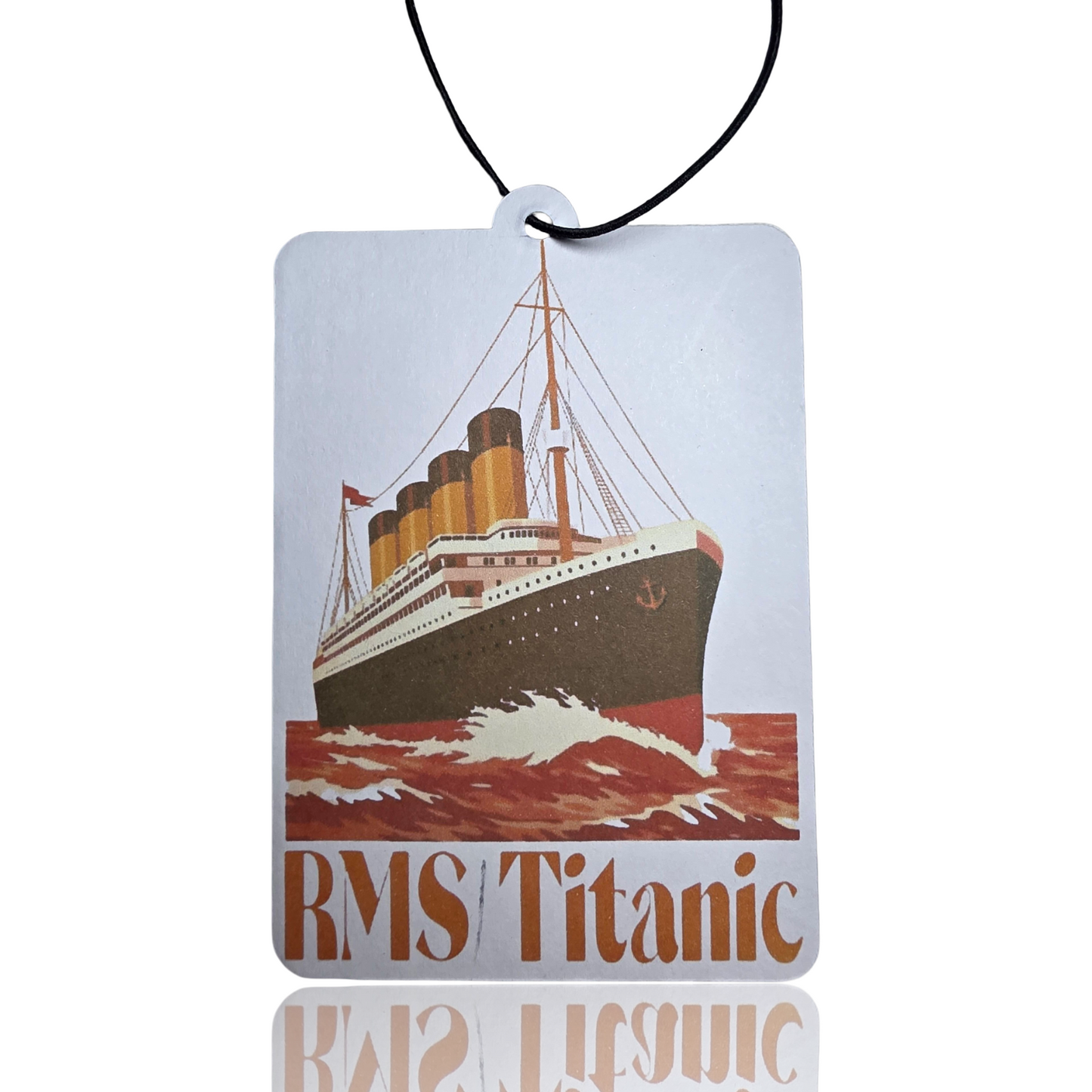RMS Titanic Car Air Freshener - Vintage Nautical Inspired Hanging Accessory for Your Car - Unique Gift Idea - MyFreshScent
