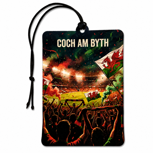 Welsh car air freshener football