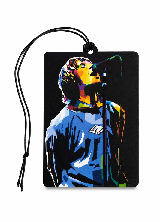 Liam Gallagher Inspired Car Air Freshener | Britpop Music Hanging Air Freshener