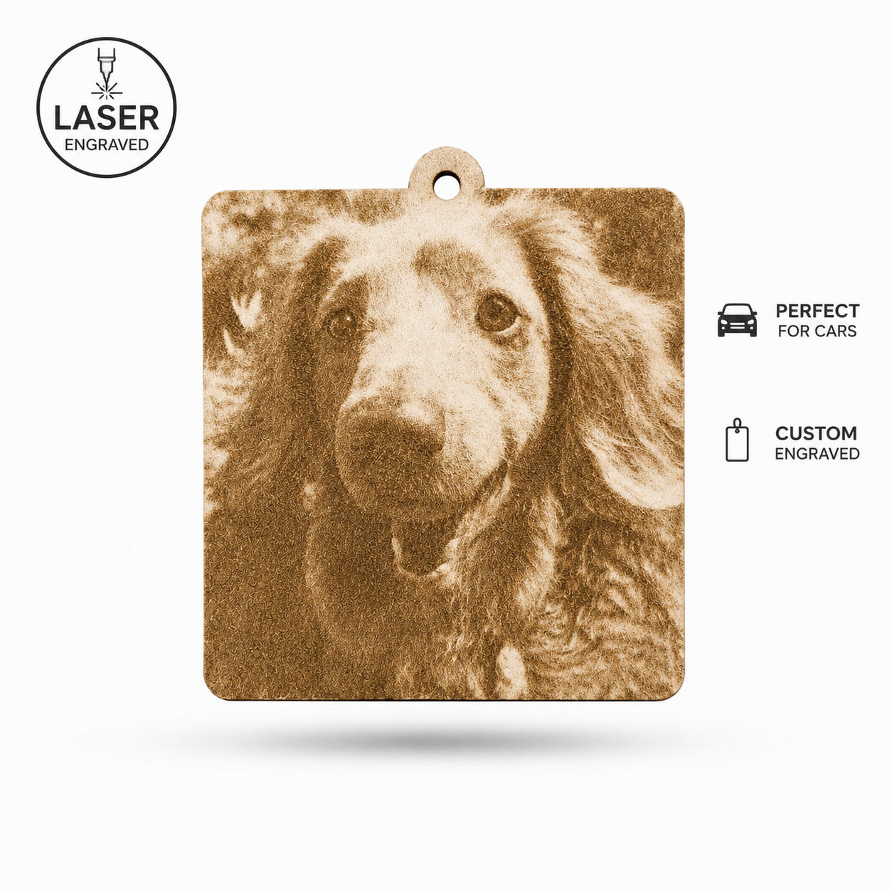 Custom Laser Engraved Car Air Freshener – Personalise Your Driving Experience